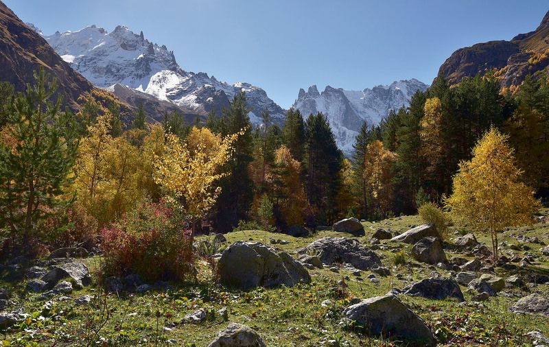 шхельда, кабардино-балкария Осенняя Шхельдаphoto preview