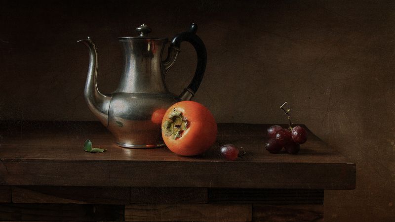 Этюд с хурмой фото превью