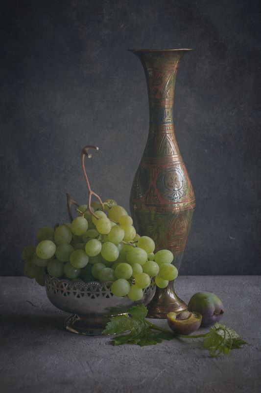 виноград,натюрморт,мс гелиос81н,ставрополь С виноградомphoto preview