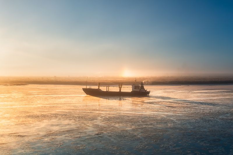 Морозный день на Северной Двинеphoto preview