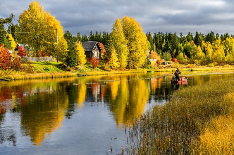 Река Ваймуга, Архангельская область.photo preview