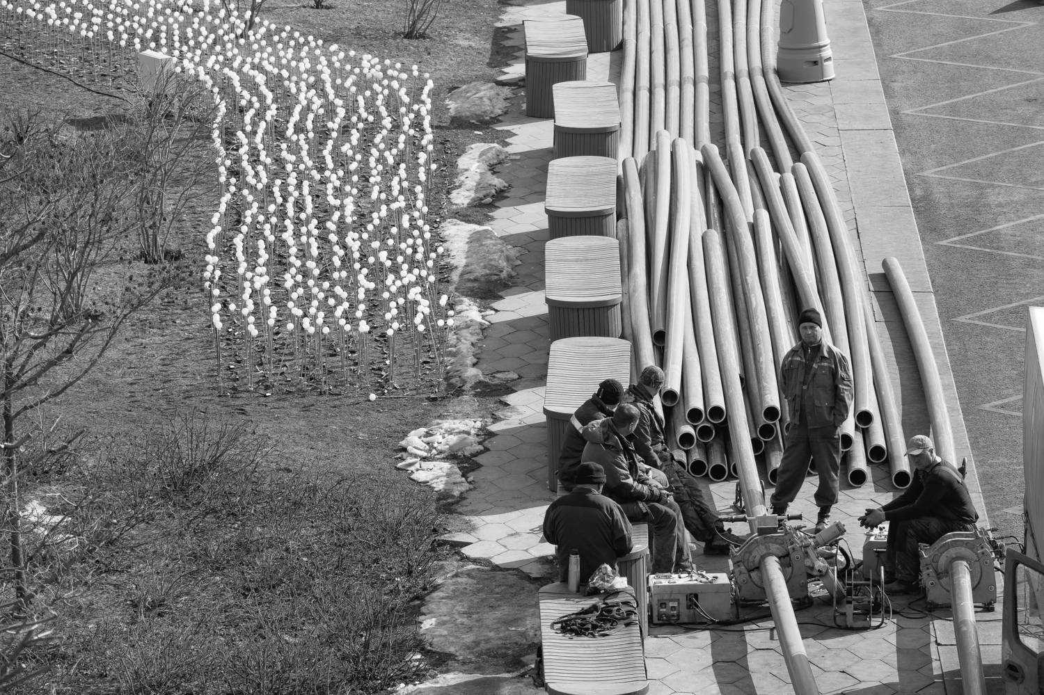 Трубное дело. Автор: Дмитрий Ткаченко пластиковые трубы, сварка, бригада, соревнование, Дмитрий Ткаченко