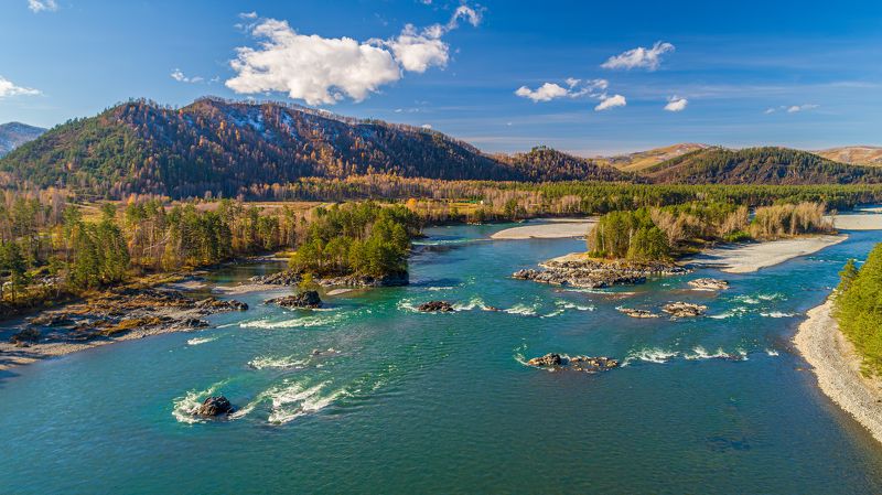 бирюзовая катунь осень Осенняя Бирюзовая Катуньphoto preview