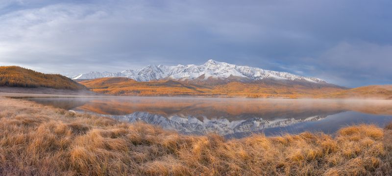 алтай фототур алтаю осень горы горныйалтай Морозное утро на Джангыскольphoto preview