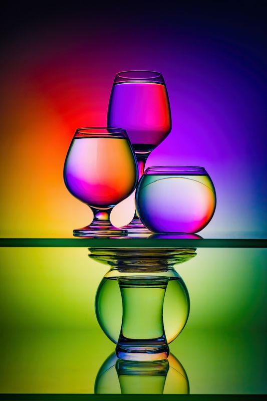 Цветное отражение.photo preview