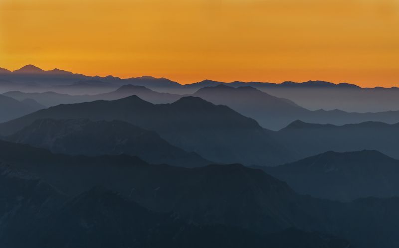 гудаури горы рассвет Рассвет над Гудаури фото превью