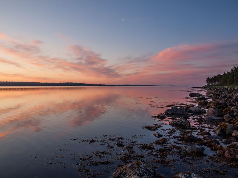 Карелия. Ночь на Белом мореphoto preview