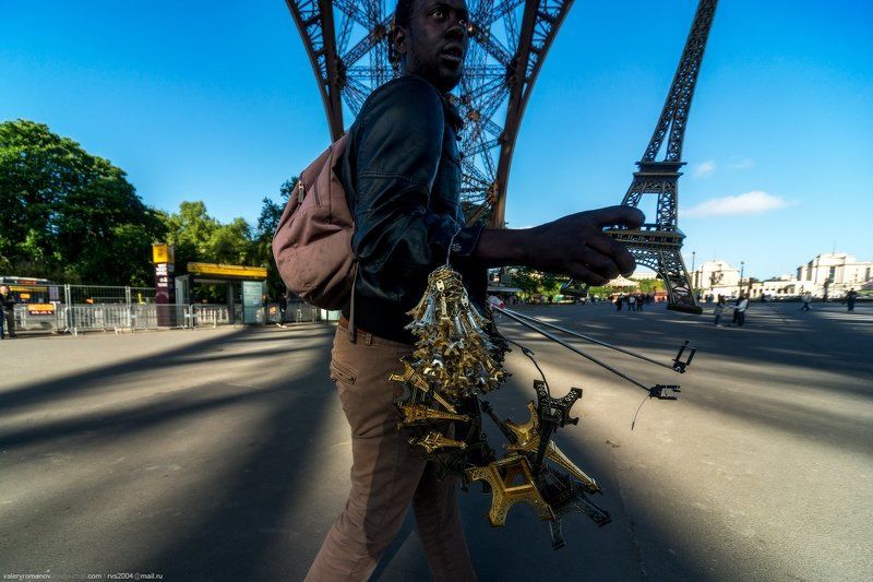 Эйфелева башня, Париж, Франция, эмигрант, Eiffel tower, Paris, France, романов Oneurophoto preview