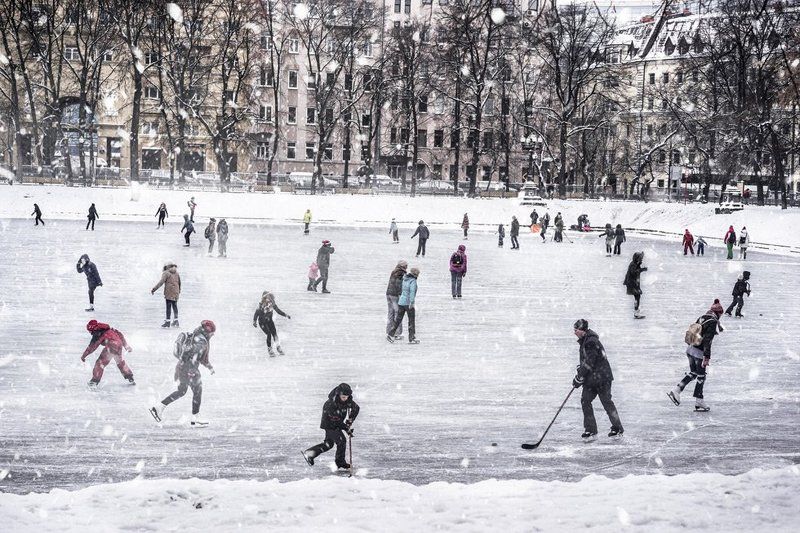 Зимой в городе.photo preview