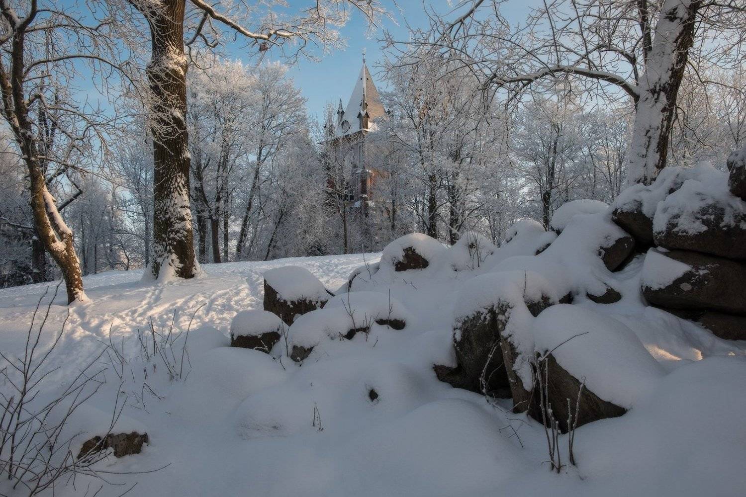 ... просто зима полагаете?. Автор: Илья Штром александровский, зима, парк, пушкин, россия, село, снег, царское, царское село, шапель, Илья Штром