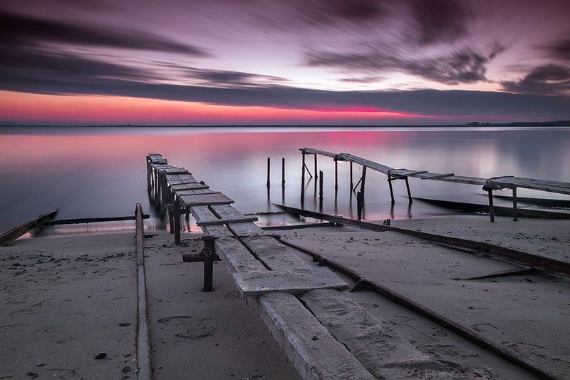 bay, beach, beautiful, black sea, bulgaria, clouds, coast, coastline, fishing pier, landscape, long exposure, nature, nessebar, ocean, outdoors, pier, quay, ravda, sea, seascape, seaside, sky, summer, sun, sunrise, sunset, sunshine, surface, water, waves Sunset at the Black Sea coastphoto preview