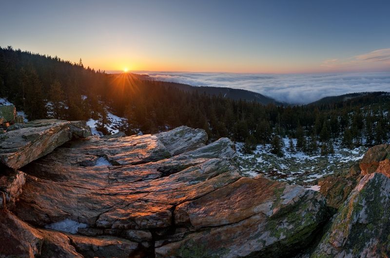 sunrise, lost stones, landscape, morning Sunrise at Lost Stonesphoto preview