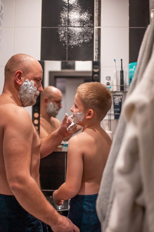 Папа и сынphoto preview