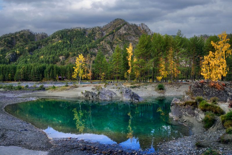 алтай, аскат, горный алтай, катунь Одно из озёр Аскатаphoto preview