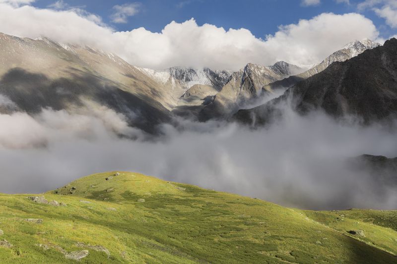 Горы, Семь озер,Белуха, ьуман Над землейphoto preview