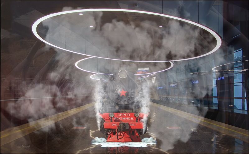 метро, москва, архитектура, транспорт, город, подземка, композитное, моё фото Сны о метро.. фото превью