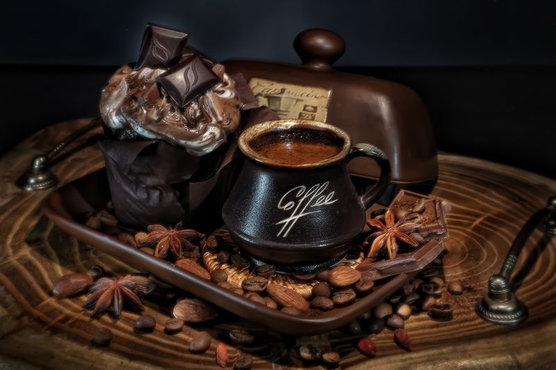 Натюрморт  в шоколадных  оттенках...photo preview