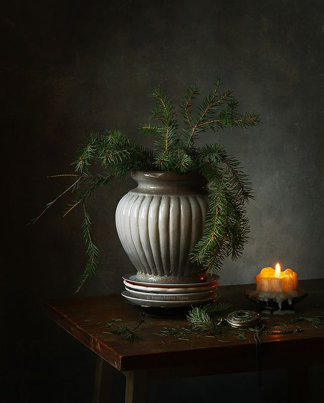 натюрморт, ёлка время ёлки фото превью