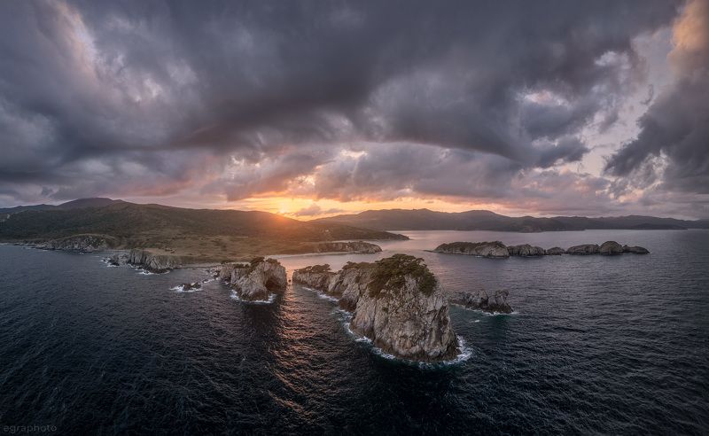 russia, primorye, primorsky krai, far east, россия, приморский край, приморье, дальний восток, полуостров гамова, мыс астафьева, дальневосточный морской заповедник Приморье - Тёплая бухта, острова Спасения, мыс Астафьеваphoto preview