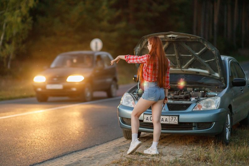 ню, девушка Автослесарьphoto preview