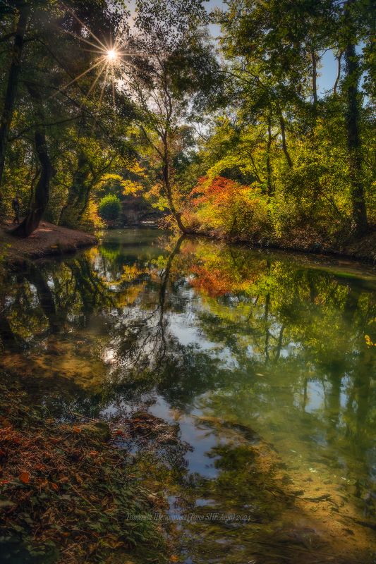 крым, севастополь, чёрная речка, крымский пейзаж, crimea, landscape, autumn, river Чёрная речка осеньюphoto preview