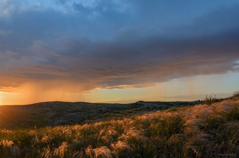 оренбургская область, природа, небо, лето Ливеньphoto preview