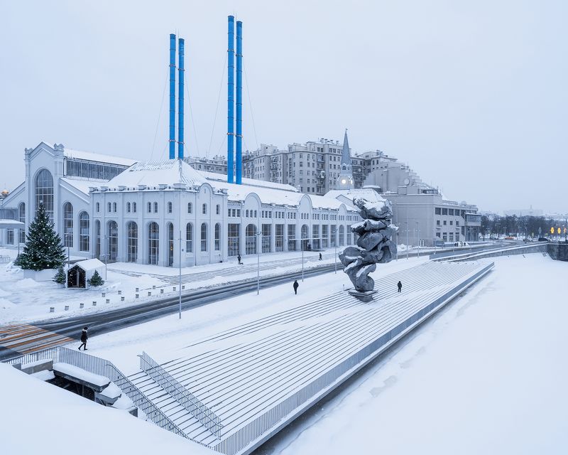 зима, москва, гэс-2, moscow, winter ГЭС-2photo preview