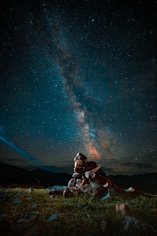 звездное небо, звезды, млечный путь, казахстан, алматы Звездное небо над Плато Асыphoto preview