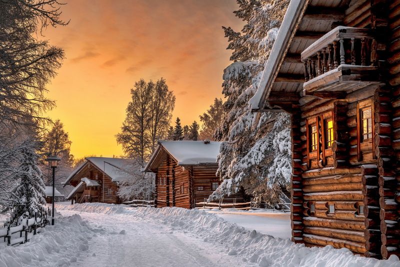 Зимний вечер.photo preview