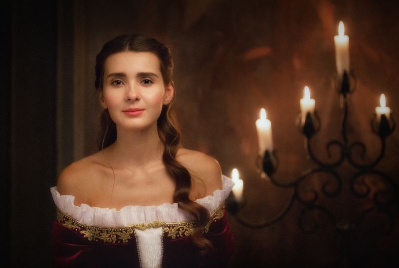 портрет, девушка Портретноеphoto preview