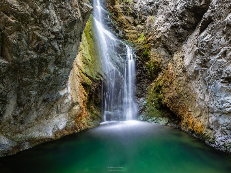 кипр, millomeris, waterfall, водопад, троодос Millomeris waterfallphoto preview