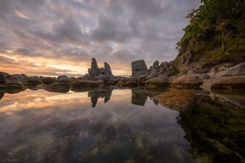 russia, primorye, primorsky krai, far east, россия, приморский край, приморье, дальний восток Приморье - Спокойная бухтаphoto preview