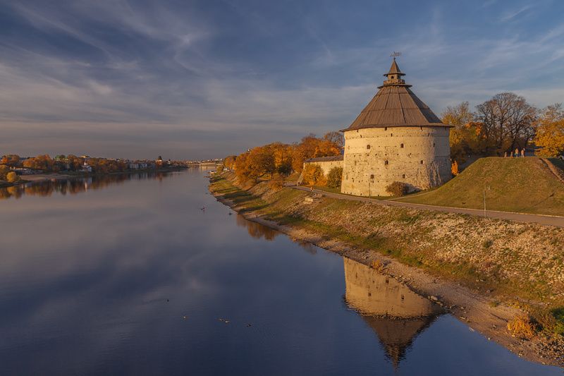 природа, небо, осень, река покровская башня...photo preview