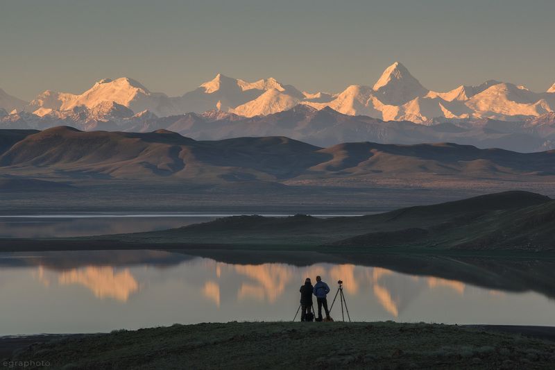 казахстан, хан-тенгри, тянь-шань, тузколь \