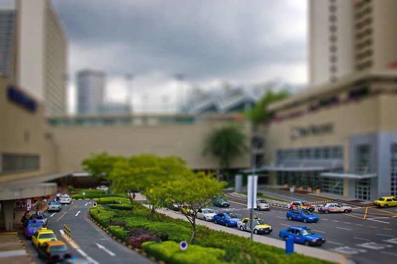 сингапур, raffles blv.,юго-восточная азия,tilt-shifting игрушечный Сингапурphoto preview