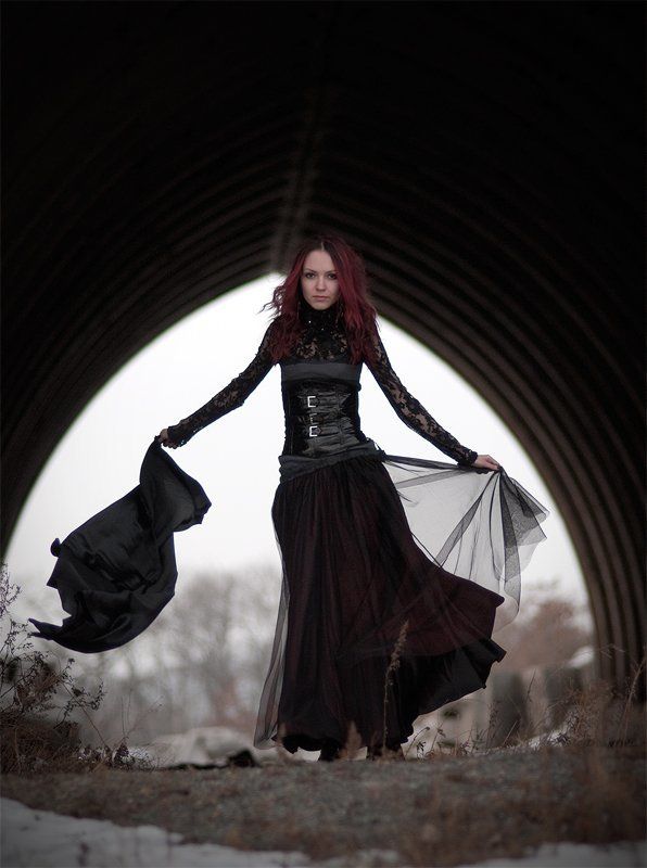 volavolko, девушка, готика photo preview