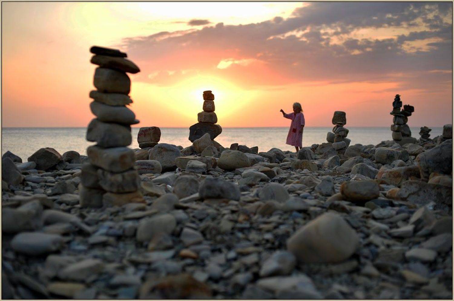 камни, море, дети, утриш, Борис Пирог