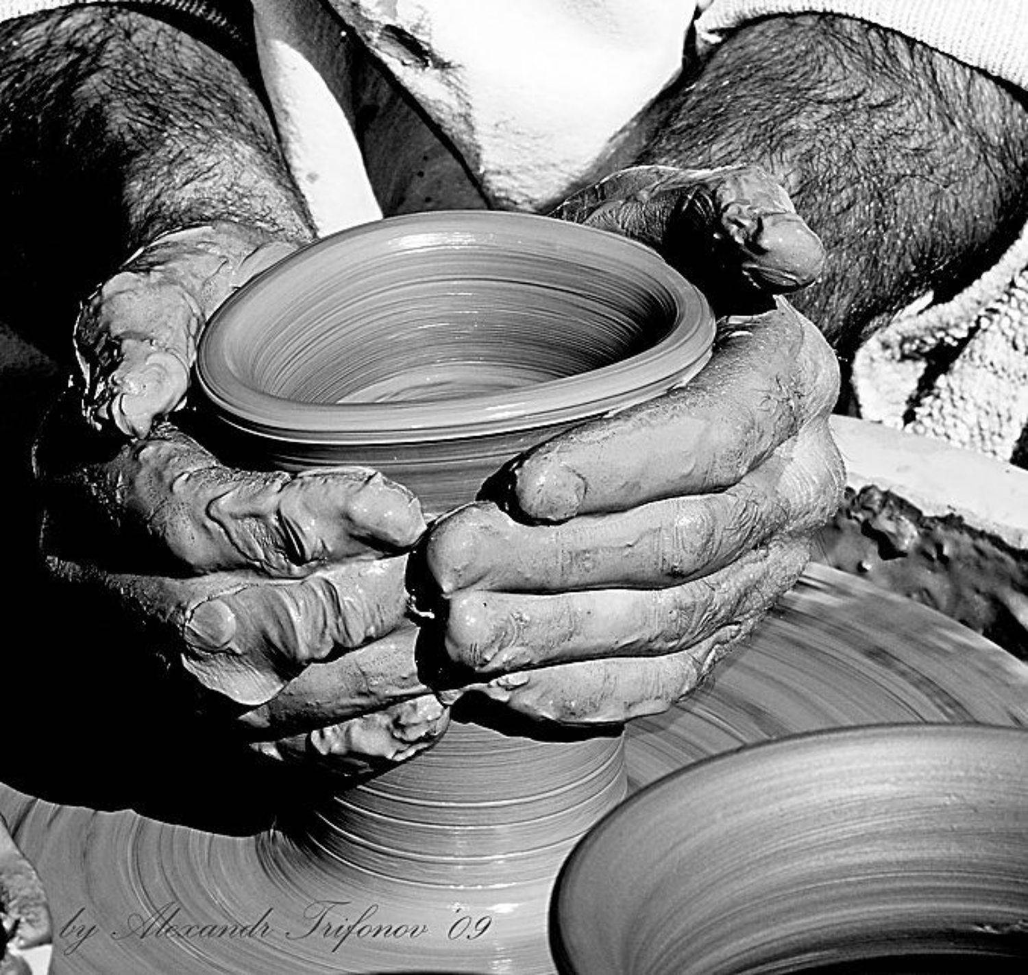 Руки мастера. Автор: AlexandrT гончар, руки, глина, мастер, AlexandrT