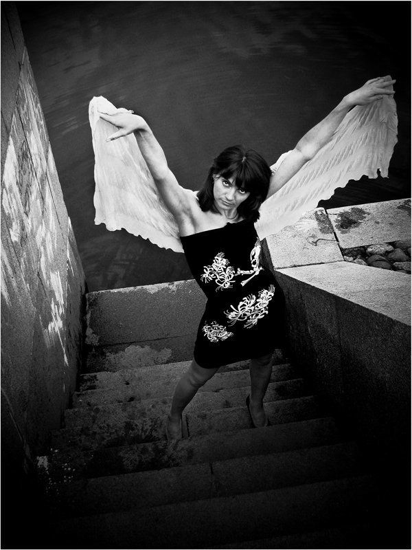 девушка, лето, взгляд, кокон, превращение в бабочку Летать...photo preview