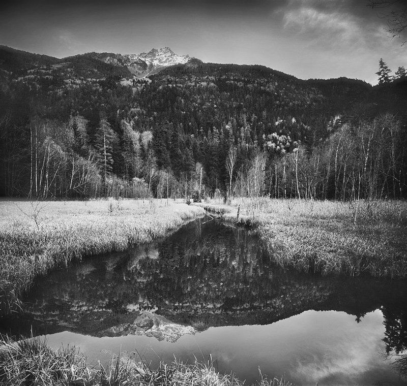 Домбай, отражениеphoto preview