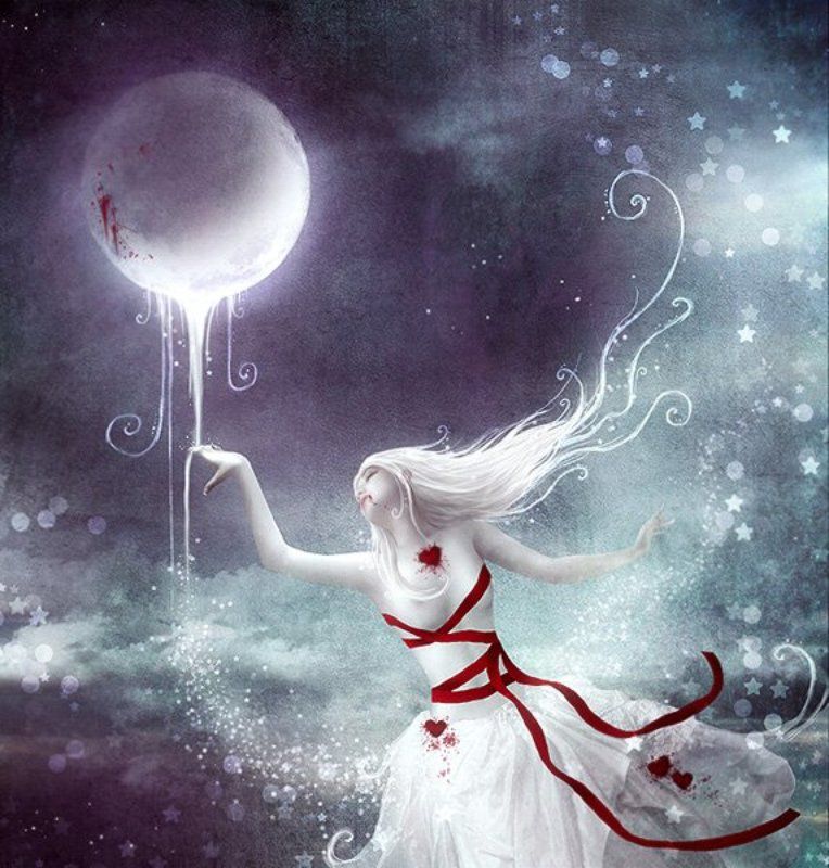 луна, сон, небо, облака, полет, звезды, пыль dreamphoto preview