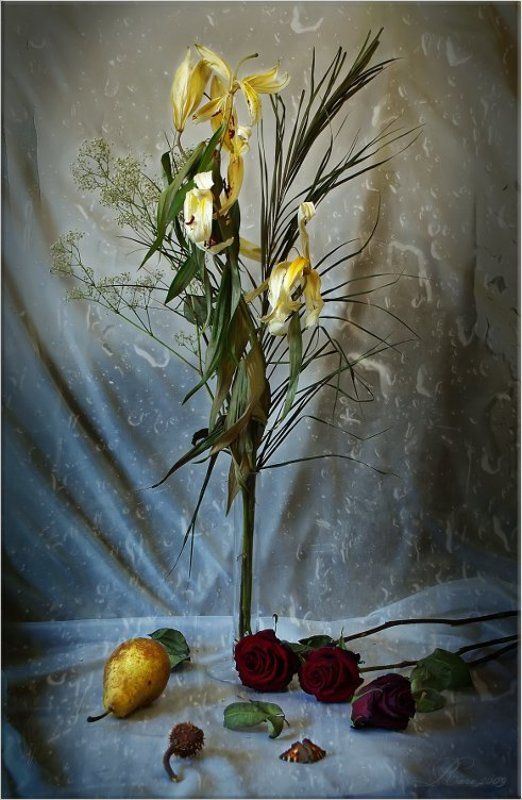 увядшие, цветы. Осень жизни.photo preview