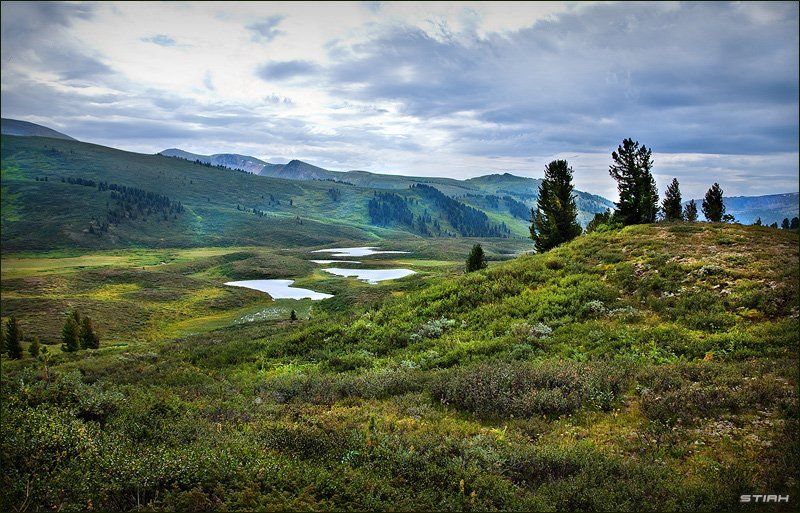 пейзаж, природа, алтай, горы, путешествие, алтайский край, озера Долина 7 озёрphoto preview