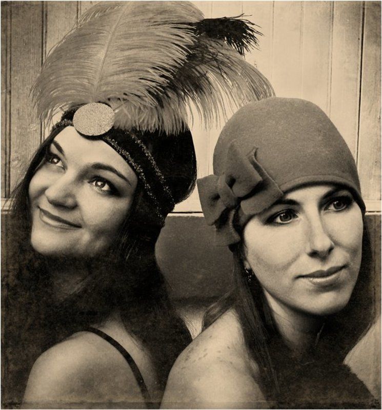 девушки, взгляды, ретро Кокеткиphoto preview