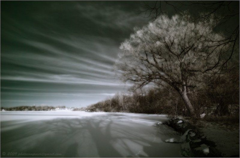 пейзаж, pilgrim, ик, инфркрасный, infrared The Day before Christmasphoto preview