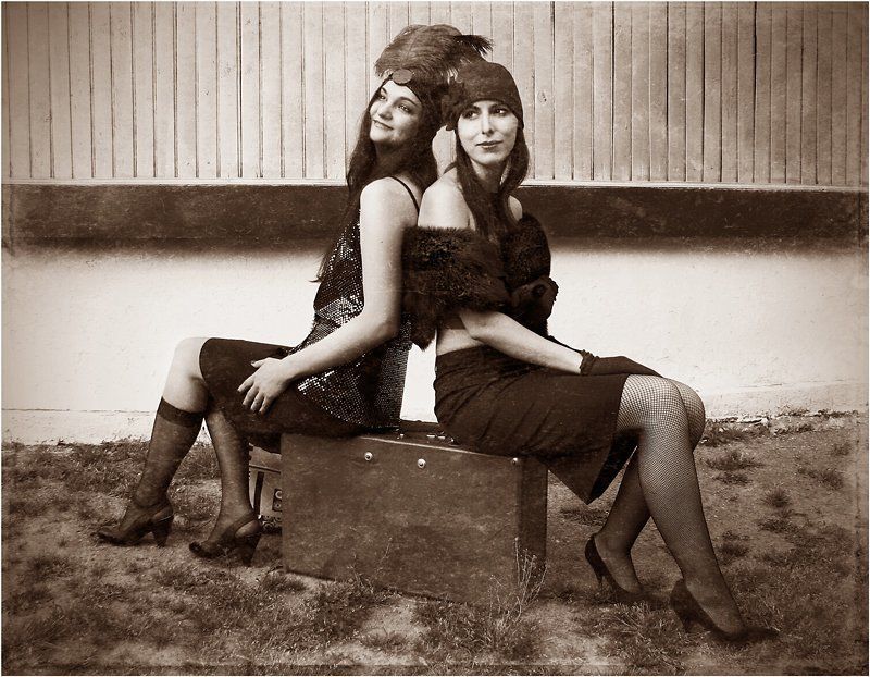 девушки, ретро, взгляды По дороге в Голливудphoto preview