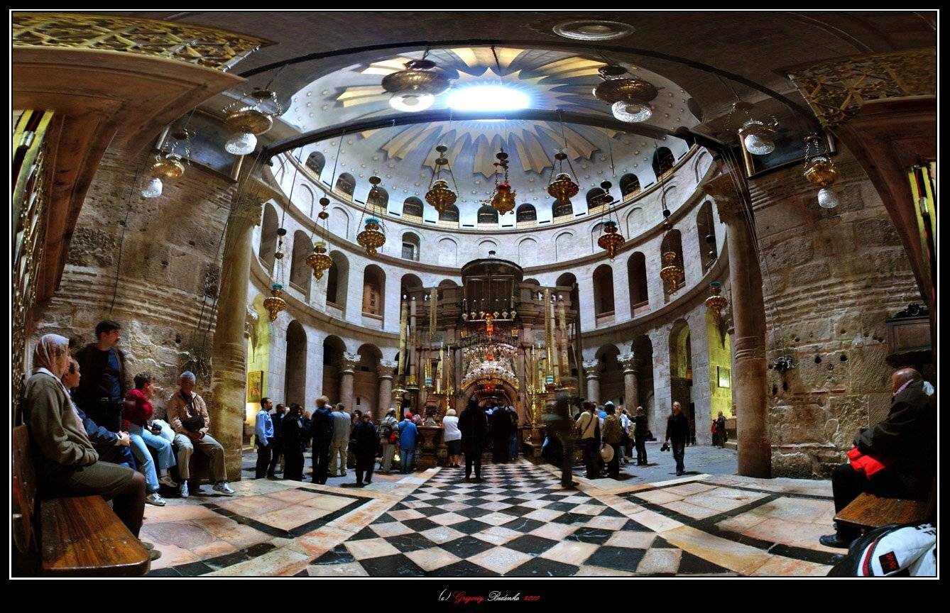 иерусалим, храм гроба господня, ротонда, кувуклия, Григорий Беденко