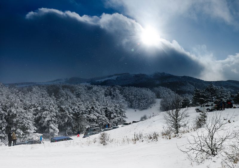 Ай-петри, Горы, Зима, Крым, Лес Крымская зимаphoto preview