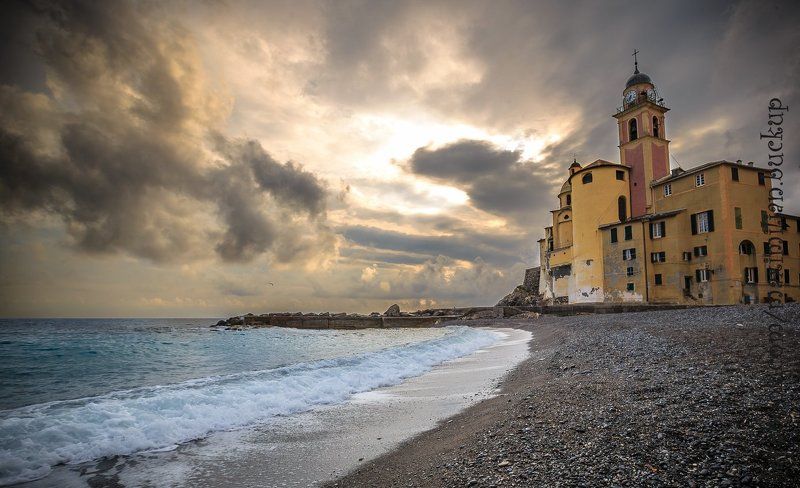 Вечер, Италия, Море вечерние зарисовки в Камольиphoto preview