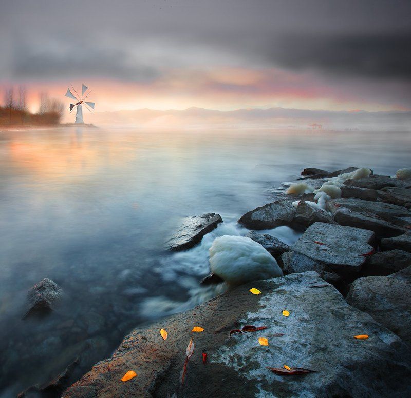 Landscape, Mood, Water, Winter Where The Wind Blowsphoto preview